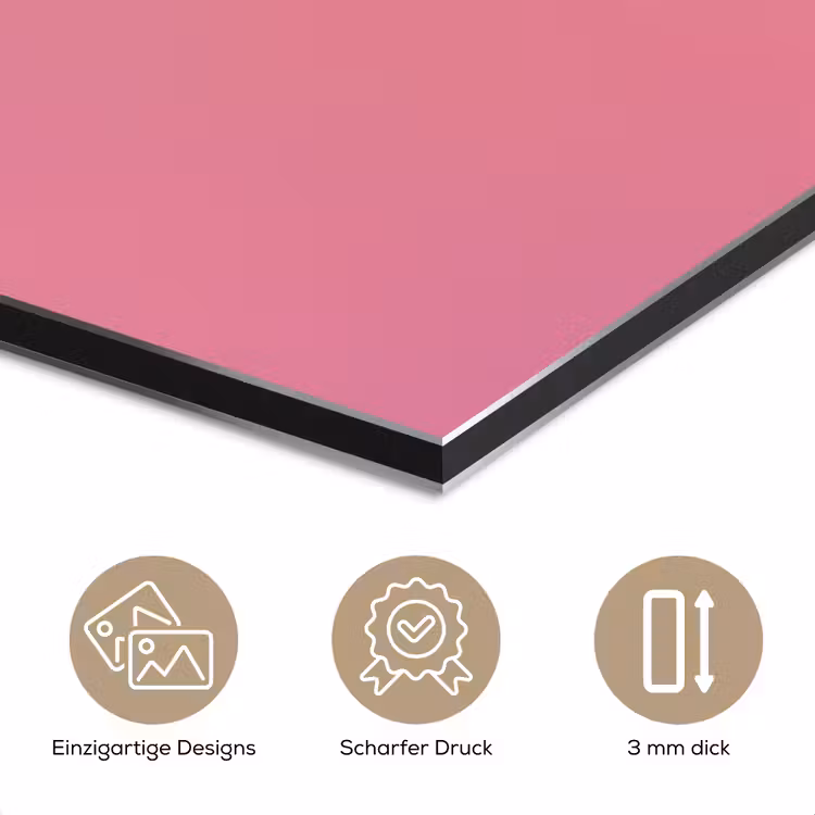 Hoorntje - Schepijs - Roze aluminium wit klein -closeup_DE
