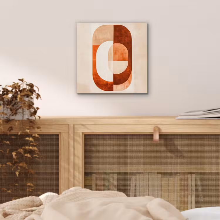 Illustratie - Abstract - Vormen - Rood aluminium wit klein -sfeer3