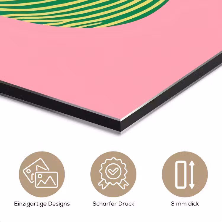 Illustratie - Blad - Minimalistisch - Groen aluminium wit klein -closeup_DE