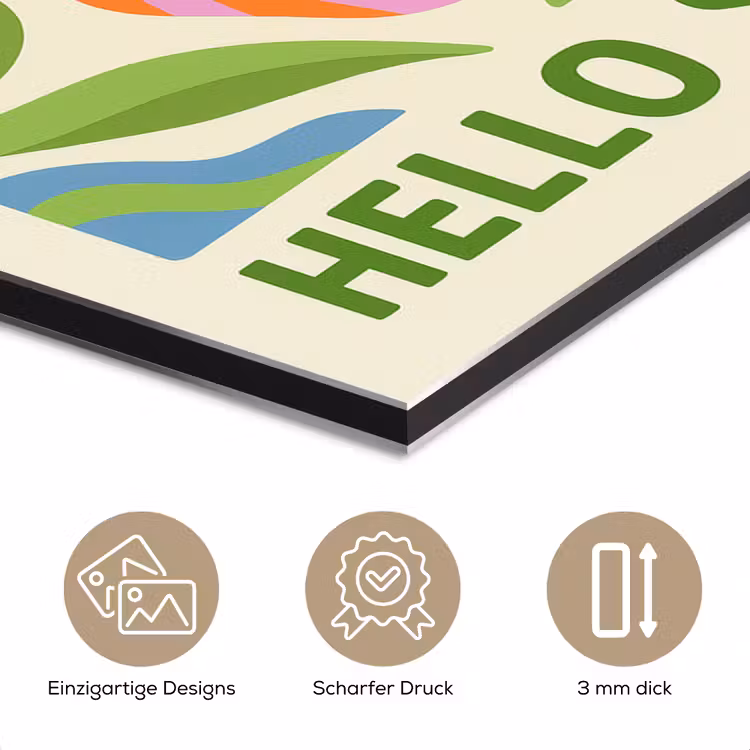 Illustratie - Bloemen - Quote - Kleurrijk aluminium wit klein -closeup_DE