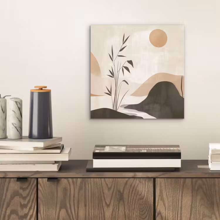 Japandi - Landschap - Beige aluminium wit klein -sfeer1
