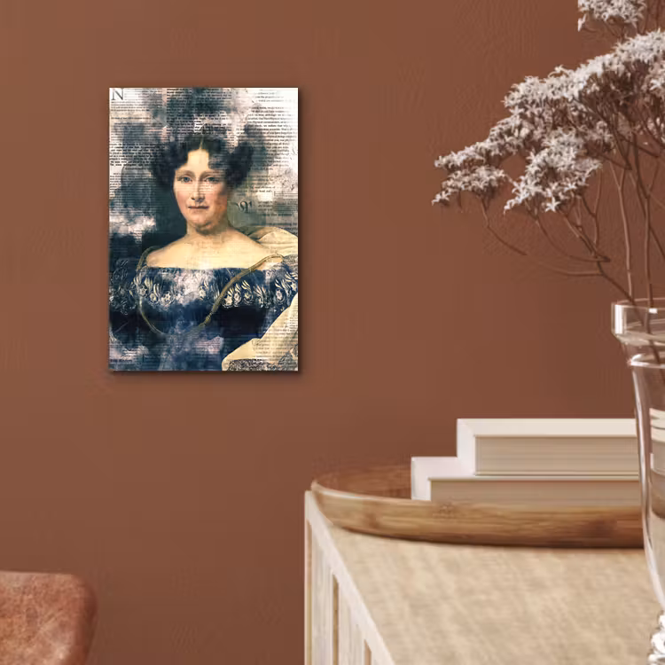 Johanna Henriette Engelen - Dubois Drahonet - Krant aluminium wit klein -sfeer4