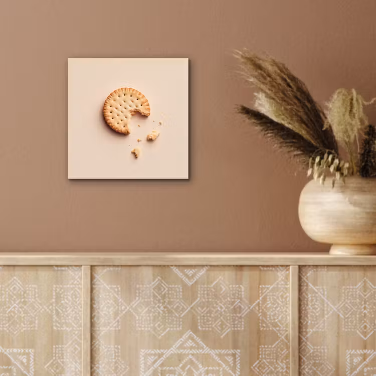 Koekje - Kruimels - beige aluminium wit klein -sfeer4