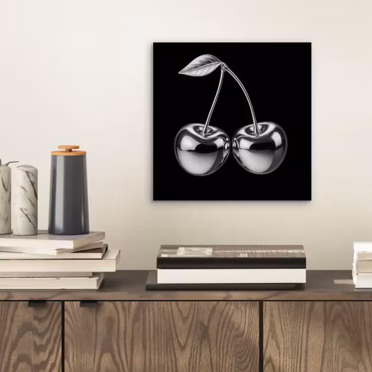 Kers - Luxueus - Metallic aluminium wit klein -sfeer1