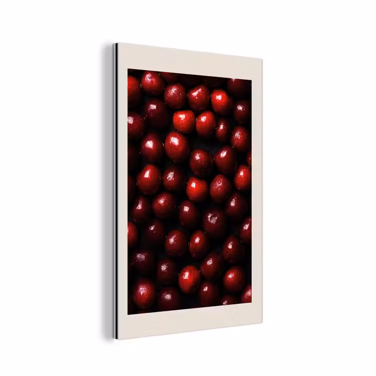 Kersen - Rood aluminium wit klein -3d
