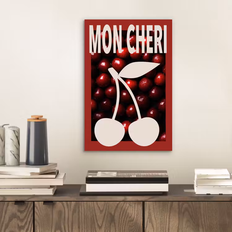 Kersen - Illustratie - Rood aluminium wit klein -sfeer1