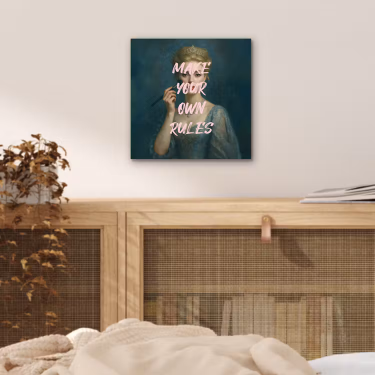 Klassiek - Sierlijk - Roze aluminium wit klein -sfeer3