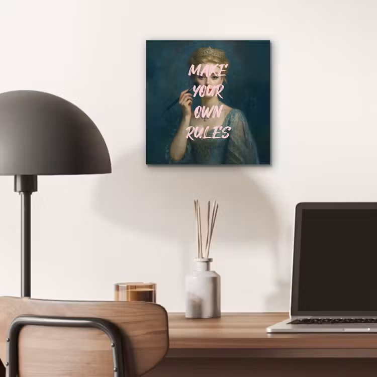Klassiek - Sierlijk - Roze aluminium wit klein -sfeer5