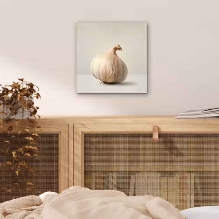 Knoflook - Natuurlijk - Beige aluminium wit klein -sfeer3