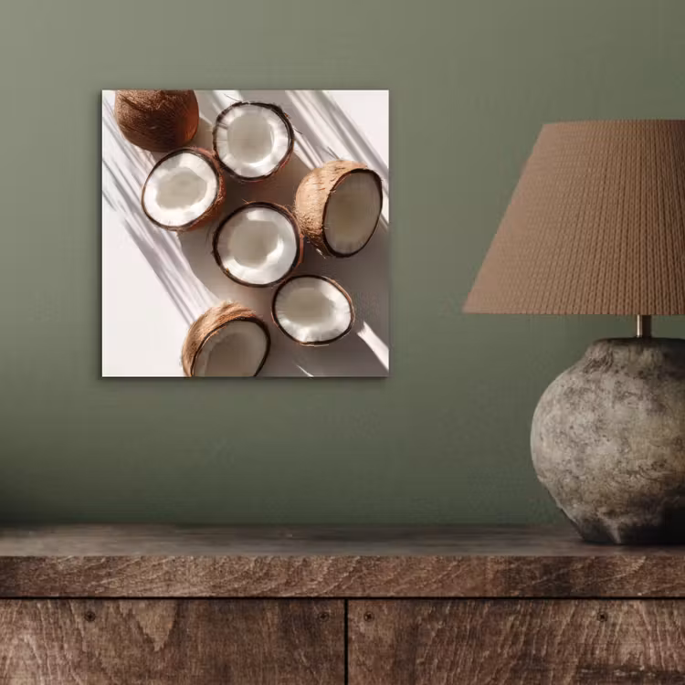 Kokosnoten - Bruin - Shaduw aluminium wit klein -sfeer2