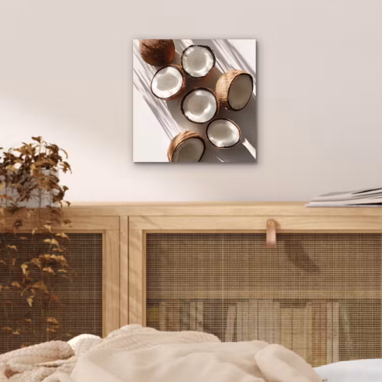 Kokosnoten - Bruin - Shaduw aluminium wit klein -sfeer3