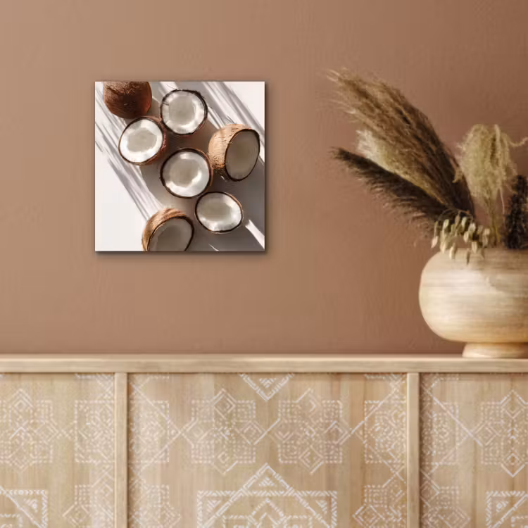 Kokosnoten - Bruin - Shaduw aluminium wit klein -sfeer4