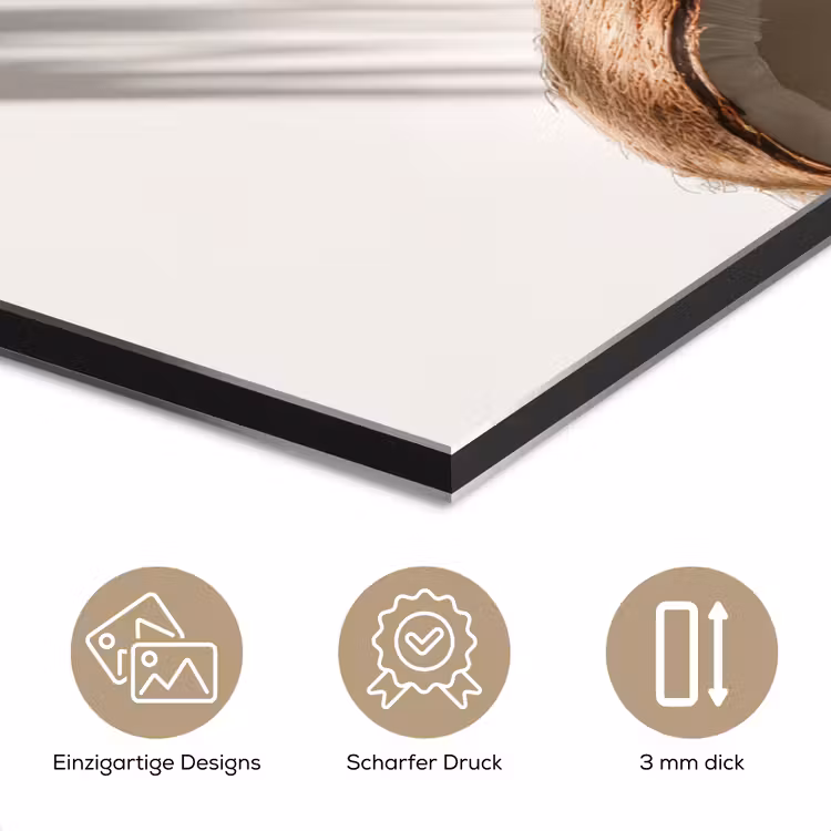Kokosnoten - Bruin - Shaduw aluminium wit klein -closeup_DE