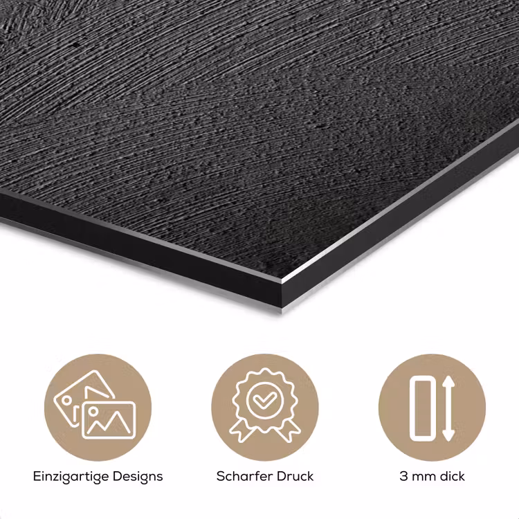 Beton print - Industrieel - Zwart aluminium wit klein -closeup_DE