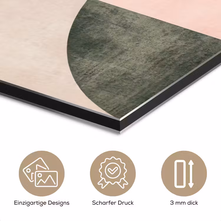 Cirkel - Abstract - Roze aluminium wit klein -closeup_DE