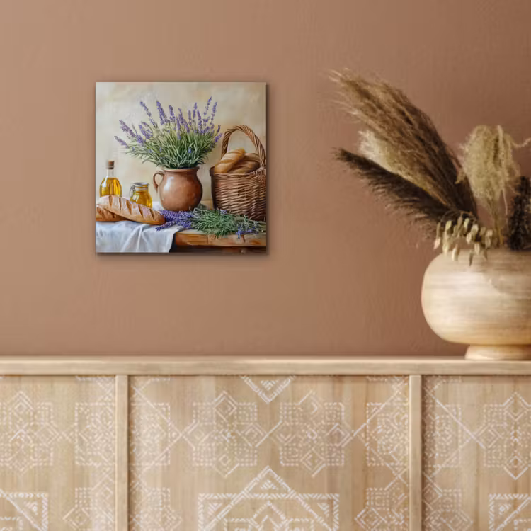 Lavendel - Brood - Stilleven aluminium wit klein -sfeer4