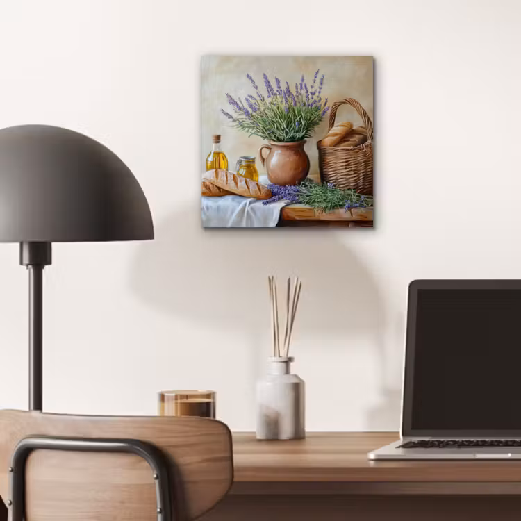 Lavendel - Brood - Stilleven aluminium wit klein -sfeer5