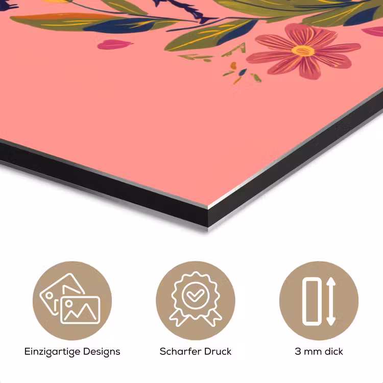 Paars - Kever - Stipjes - Bloemen aluminium wit klein -closeup_DE