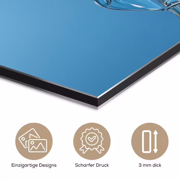 Lelies - Blauw - Glazen aluminium wit klein -closeup_DE