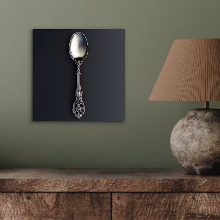 Lepel - Zilver - Metaal aluminium wit klein -sfeer2