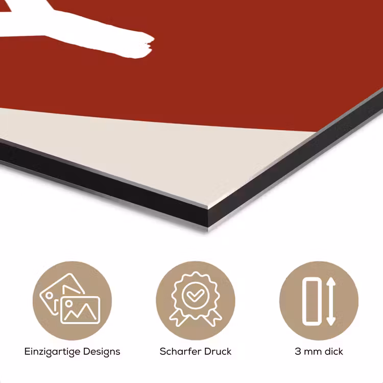 Loveyou - Hart - Rood aluminium wit klein -closeup_DE