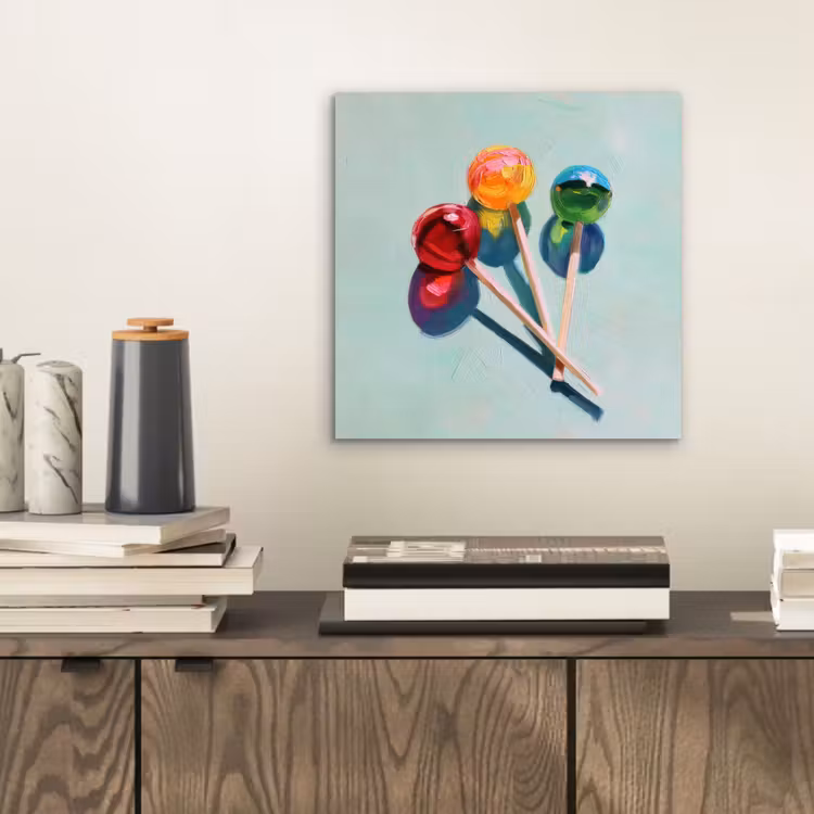 Lollys - Schaduw - Drie - Blauw aluminium wit klein -sfeer1