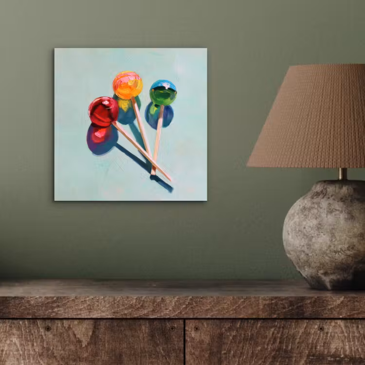 Lollys - Schaduw - Drie - Blauw aluminium wit klein -sfeer2