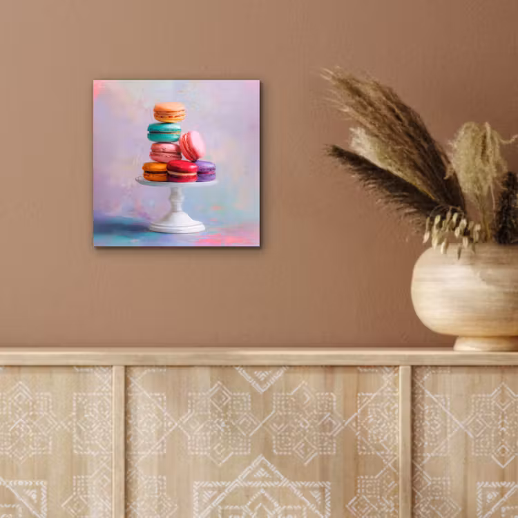 Macarons - Schaal - Pastel - Kleurrijk aluminium wit klein -sfeer4