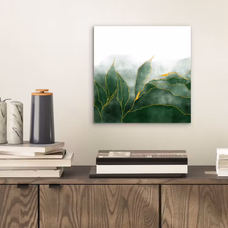 Marmer - Groen - Luxe - Goud - Marmerlook aluminium wit klein -sfeer1