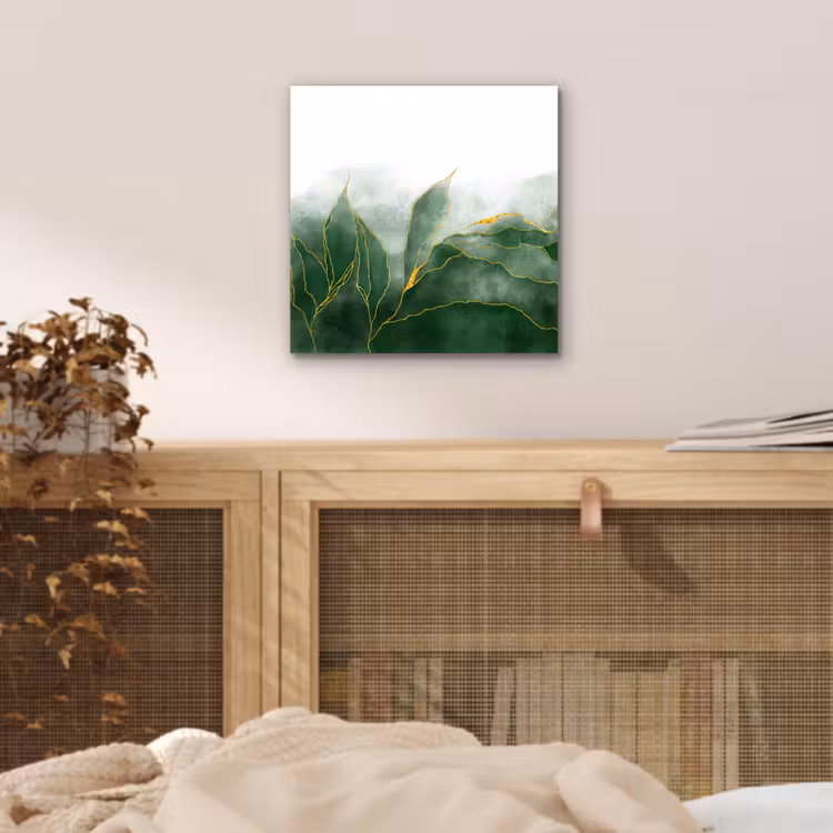 Marmer - Groen - Luxe - Goud - Marmerlook aluminium wit klein -sfeer3