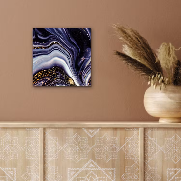 Marmer - Paars - Luxe - Marmerlook - Glitter aluminium wit klein -sfeer4