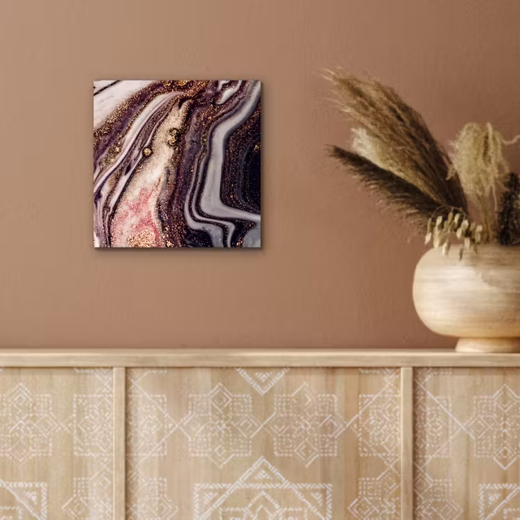 Marmer - Roze - Goud - Glitter - Marmerlook aluminium wit klein -sfeer4