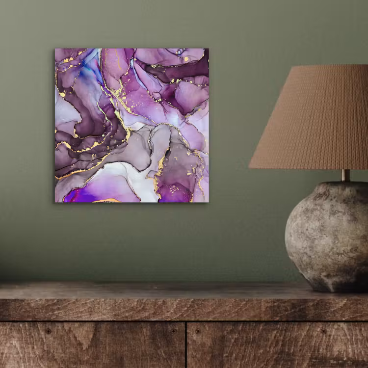 Marmer - Roze - Paars - Gold aluminium wit klein -sfeer2