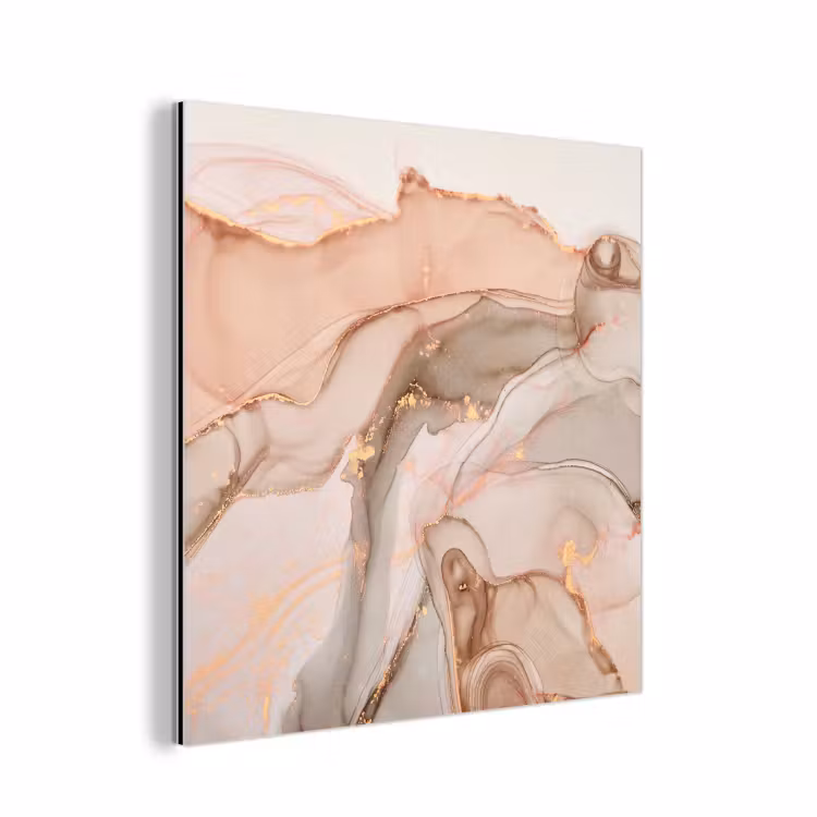 Marmer - Roze - Rosé aluminium wit klein -3d
