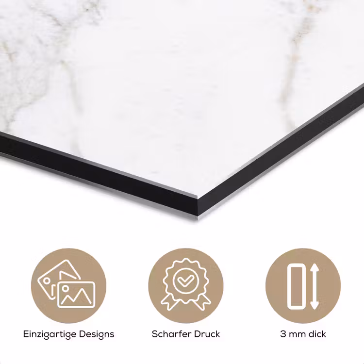 Marmer - Steen - Wit - Goud - Marmerlook - Steen - Luxe aluminium wit klein -closeup_DE