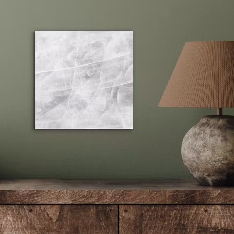 Marmer - Steen - Wit - Luxe - Marmerlook aluminium wit klein -sfeer2