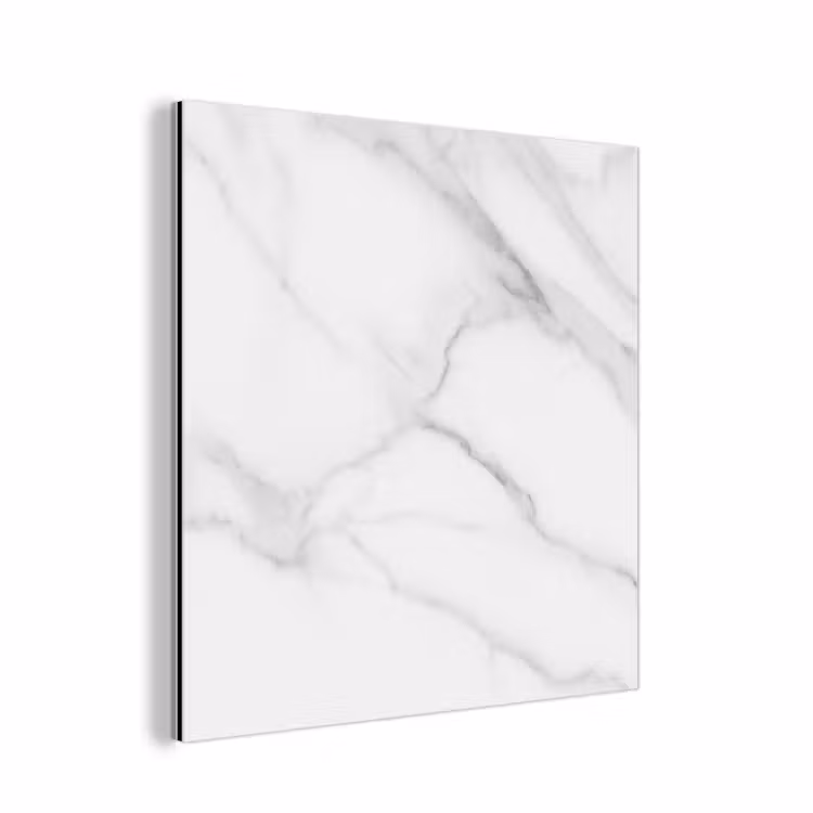 Marmer - Structuur - Wit - Grijs - Steen - Marmerlook aluminium wit klein -3d