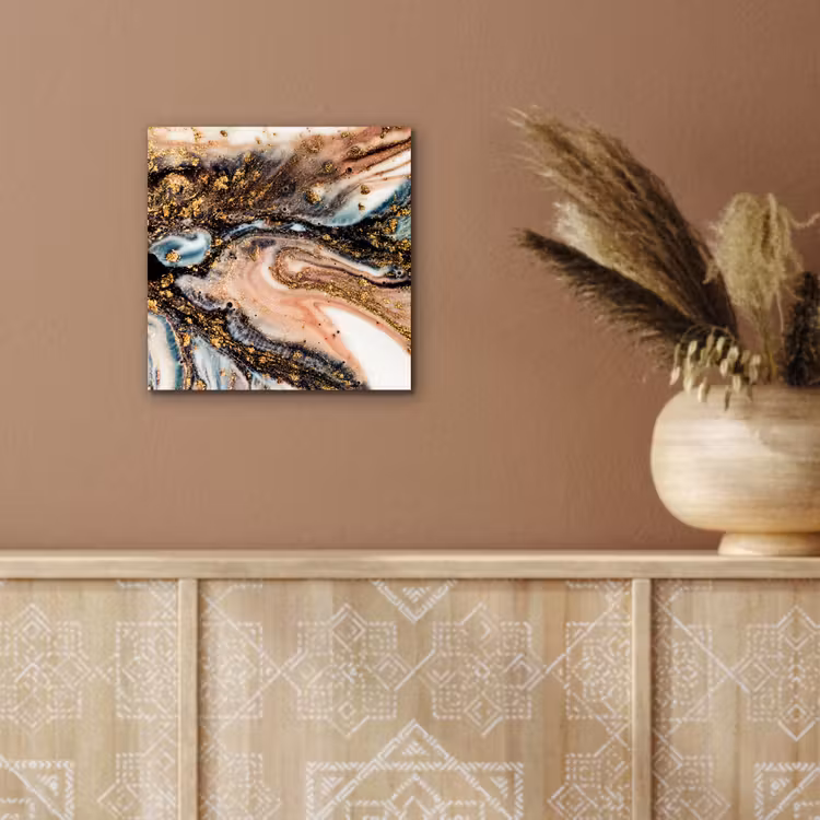 Marmerlook - Goud - Zwart - Glitter - Chic aluminium wit klein -sfeer4
