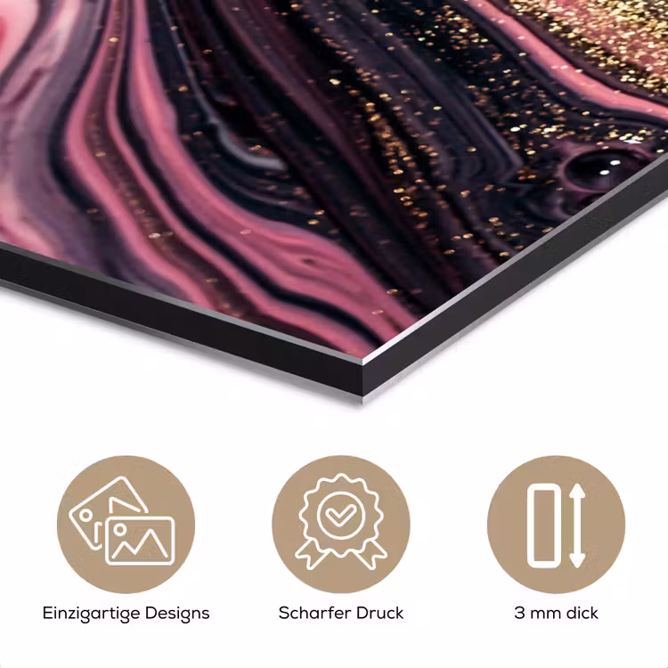 Marmerlook - Roze - Paars - Goud - Luxe - Marmer aluminium wit klein -closeup_DE