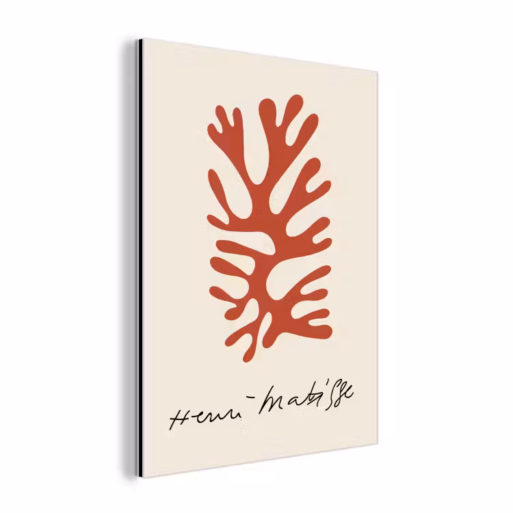 Matisse - Oude meesters - Abstract - Kunstwerk aluminium wit klein -3d