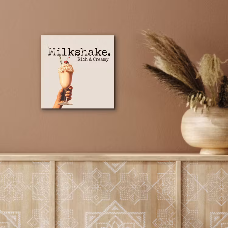 Milkshake - Kers - Rietje aluminium wit klein -sfeer4