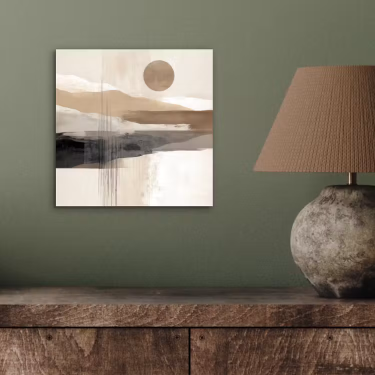 Minimalistisch - Landschap - Dimensie aluminium wit klein -sfeer2