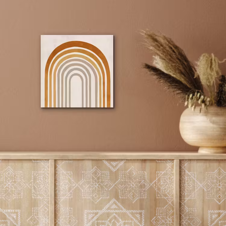 Minimalistisch - Boog - Lijnen - Beige aluminium wit klein -sfeer4