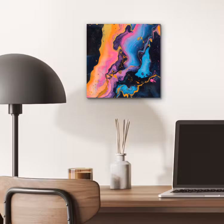 Modern - Marmer - Oranje aluminium wit klein -sfeer5
