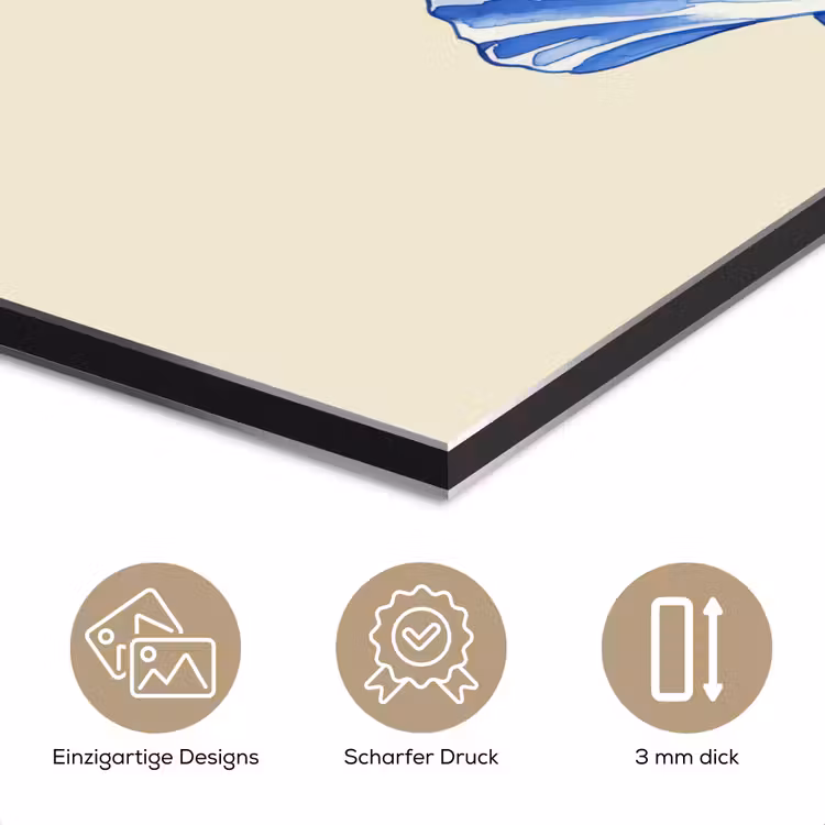 Schelpen - Blauw - Beige aluminium wit klein -closeup_DE