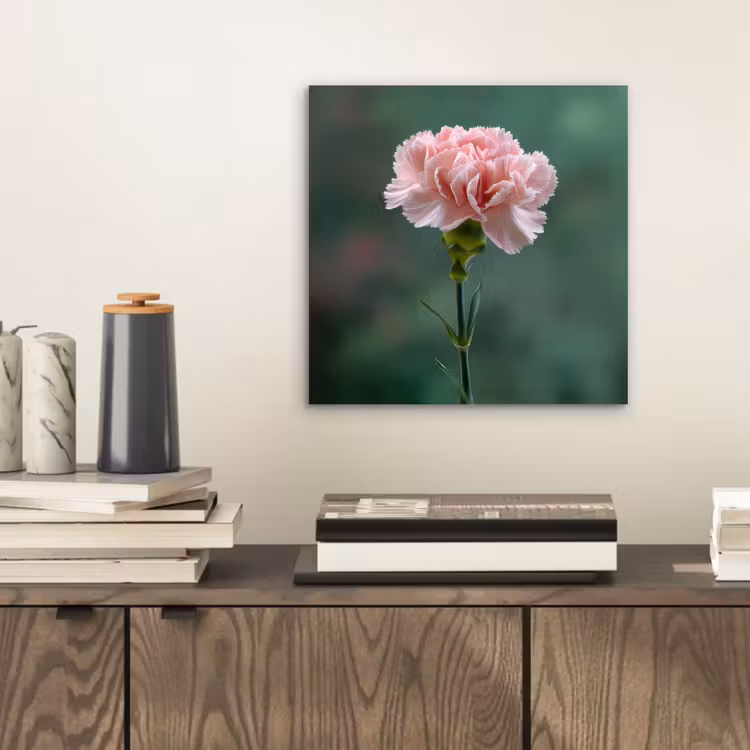 Anjer - Roze - Bloemblaadjes aluminium wit klein -sfeer1
