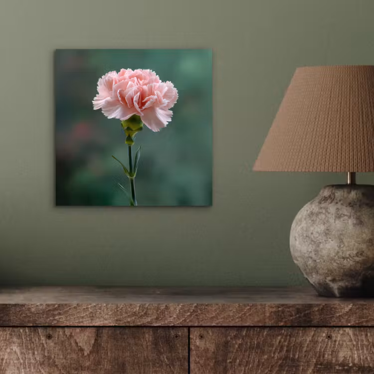 Anjer - Roze - Bloemblaadjes aluminium wit klein -sfeer2