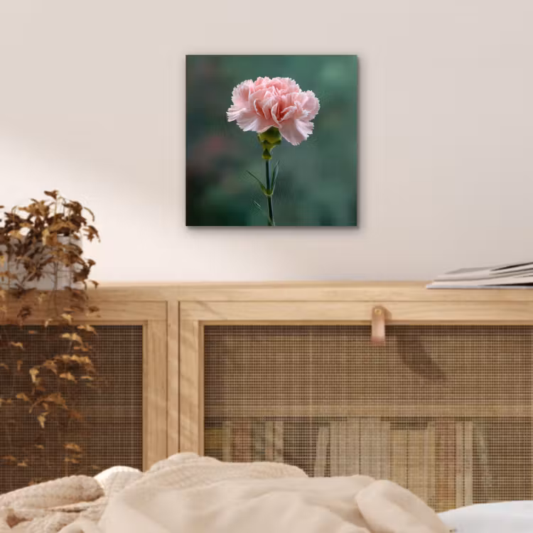 Anjer - Roze - Bloemblaadjes aluminium wit klein -sfeer3