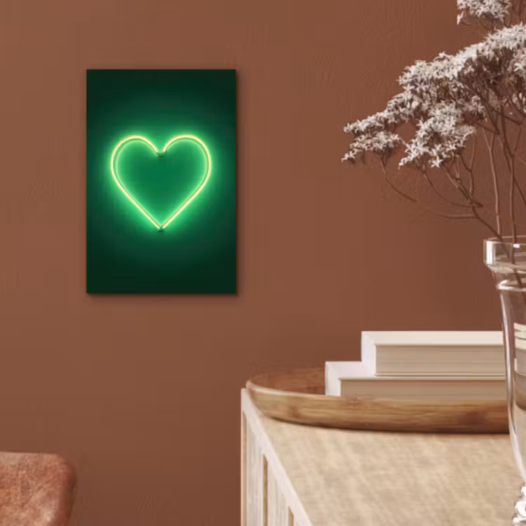 Neon - Groen - Licht aluminium wit klein -sfeer4