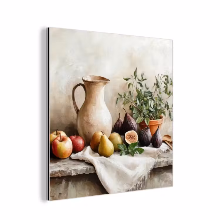 Fruit - Kruiden - Landelijk aluminium wit klein -3d